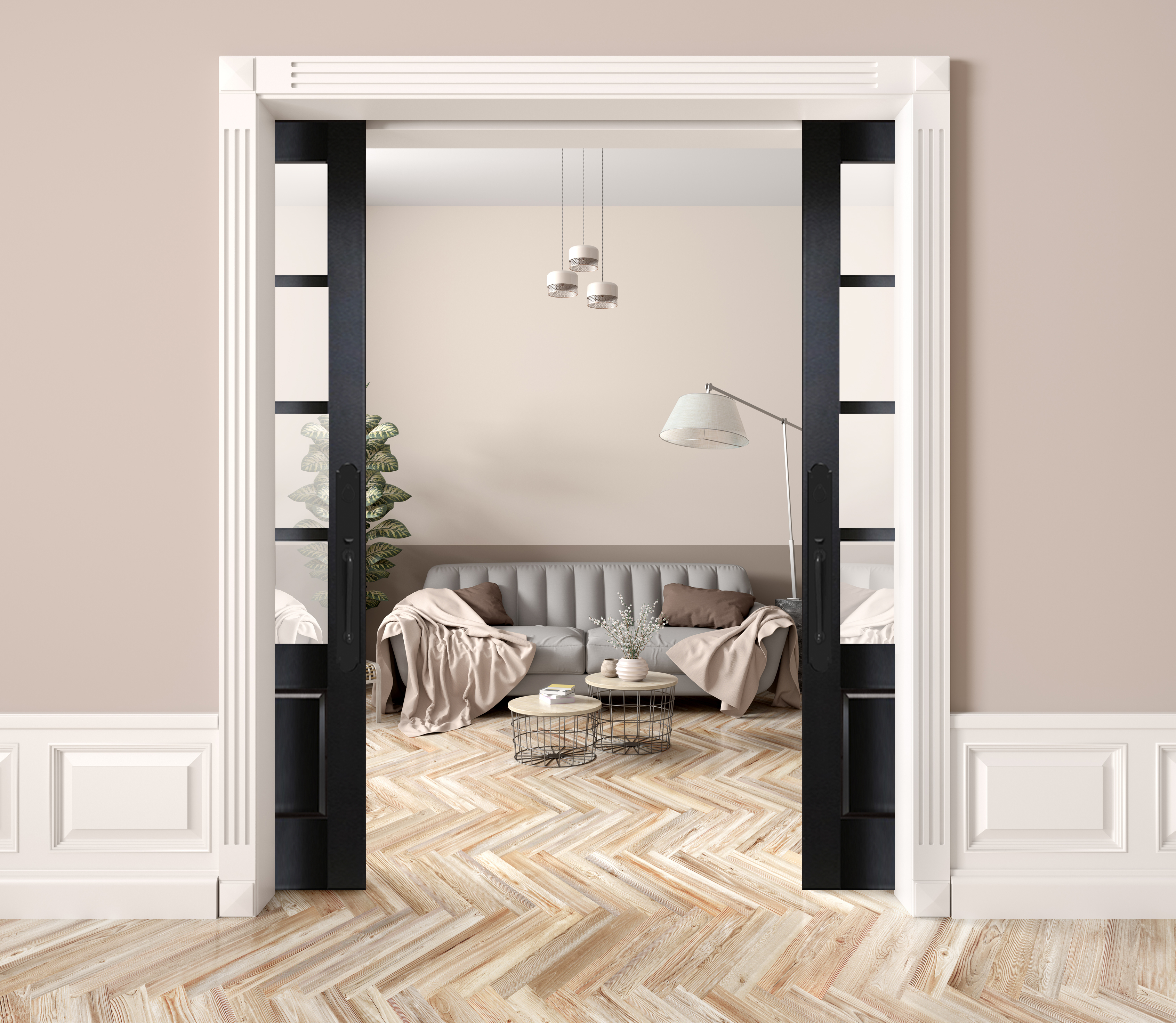 Grandeur Converging Pocket Doors